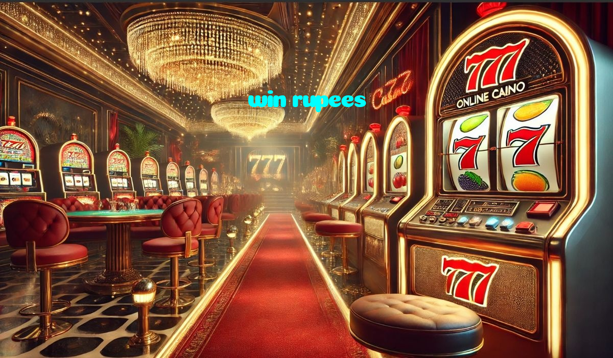 win rupees casino presented on mobile device in Pakistan with slots and live games